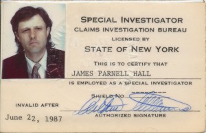 Parnell rarely flashed his private investigator ID, and for good reason. Look at the photo. Would you let that man into your house?